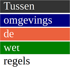 Tussen de Regels: Serious Game over de nieuwe Omgevingswet